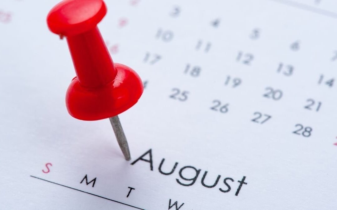 Notificaciones en agosto